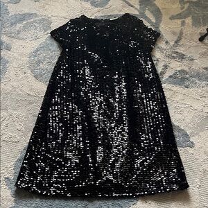 Zara Black Sequin Kids Formal Dress